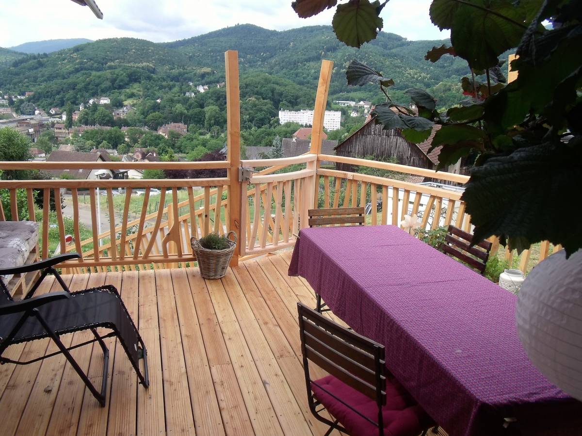 Terrasse bois &agrave; Guebwiller Guebwiller